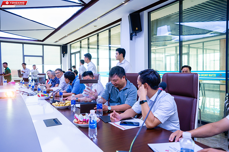 Đoàn doanh nghiệp tham quan nhà máy nhôm Yongxing  12