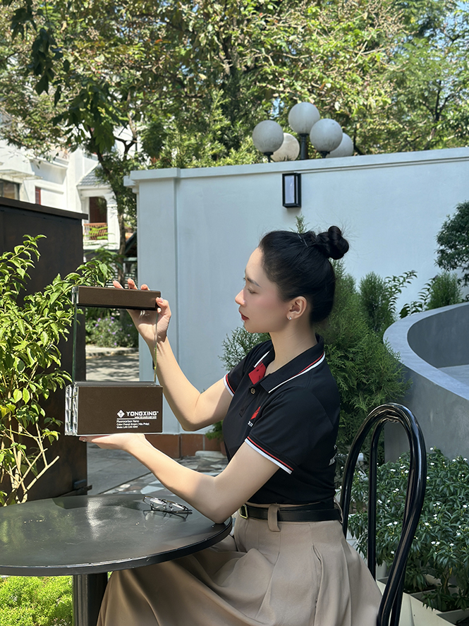 Lan can nhôm không trụ màu nâu pháp khẳng định đẳng cấp và cá tính gia chủ