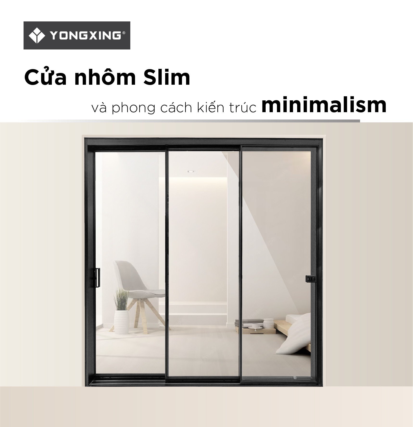 Cửa nhôm slim và phong cách kiến trúc Minimalism1 2