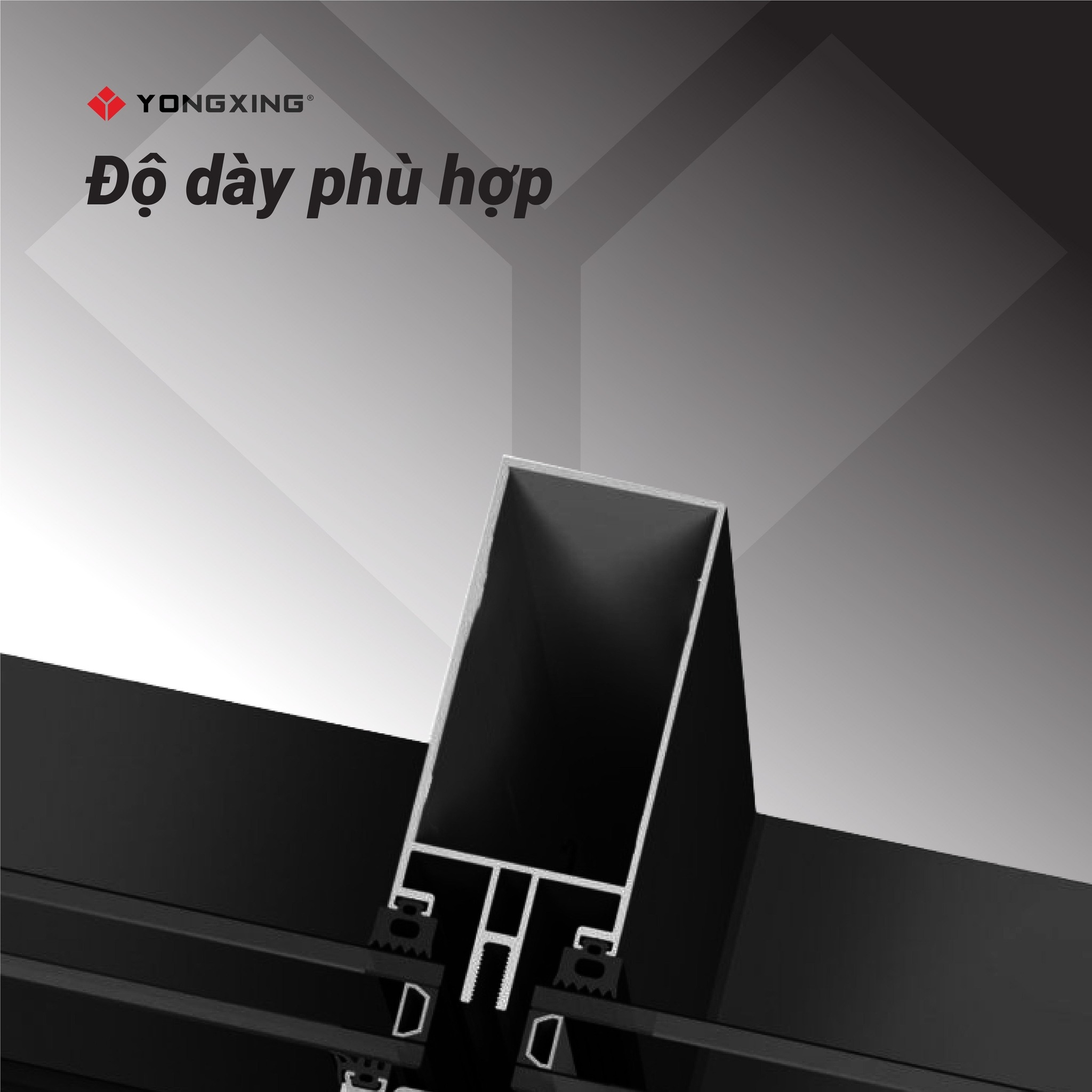 Hệ vách mặt dựng Yongxing 4