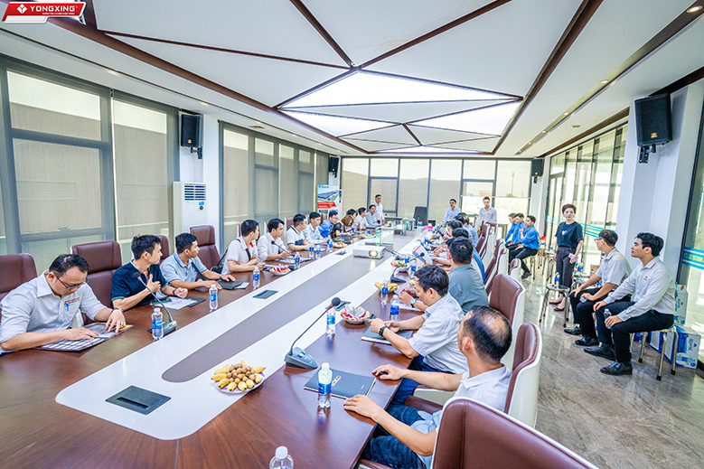 Đoàn doanh nghiệp tham quan nhà máy nhôm Yongxing  15
