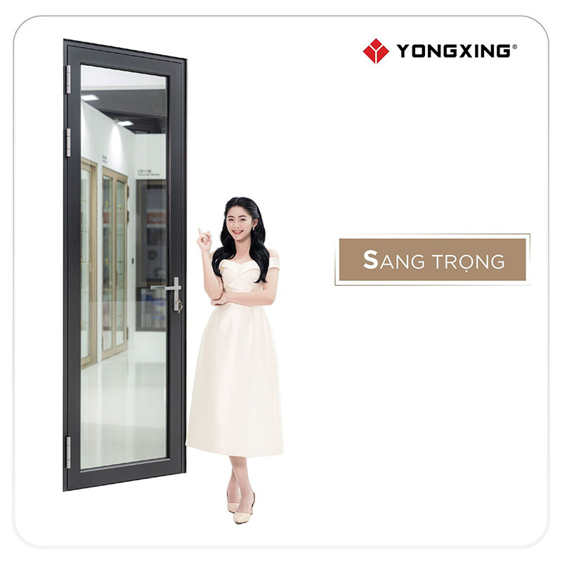Ưu điểm hệ nhôm YX-C55, cửa đi và cửa sổ mở quay 3