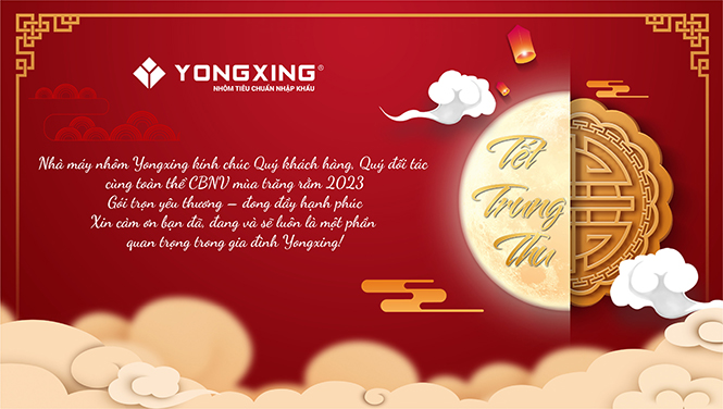 Nhôm Yongxing chúc mừng mùa trung thu 2023