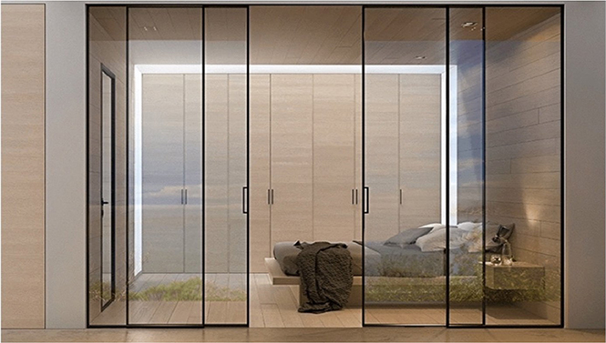 Cửa nhôm Yongxing hệ mở trượt VH-SLIM45