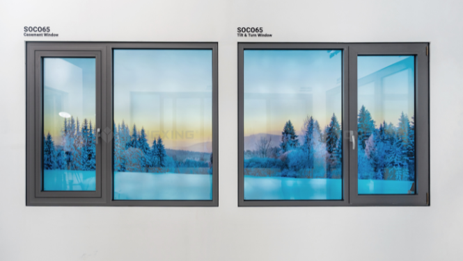 Cửa sổ mở quay Soco65 fluorocabon 3