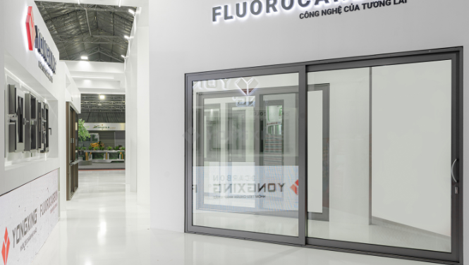 Cửa nhôm Soco120 fluorocarbon 1 