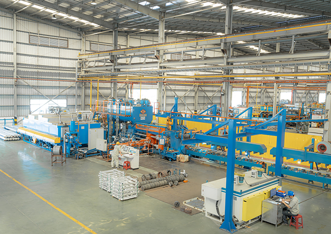 Quy trình đùn ép tại nhà máy nhôm Yongxing 4