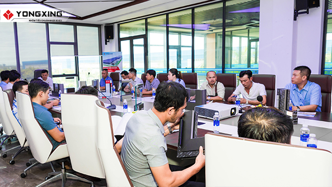 ĐOÀN DNSX CỬA NHÔM LÂM ĐỒNG THAM QUAN NHÀ MÁY NHÔM YONGXING  14