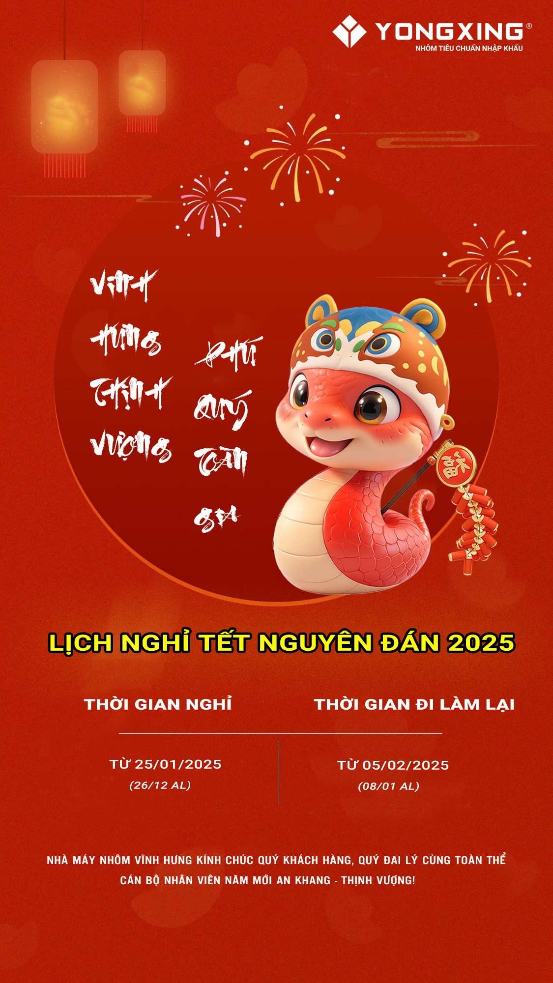 Lich nghi tet nguyen dan 2025
